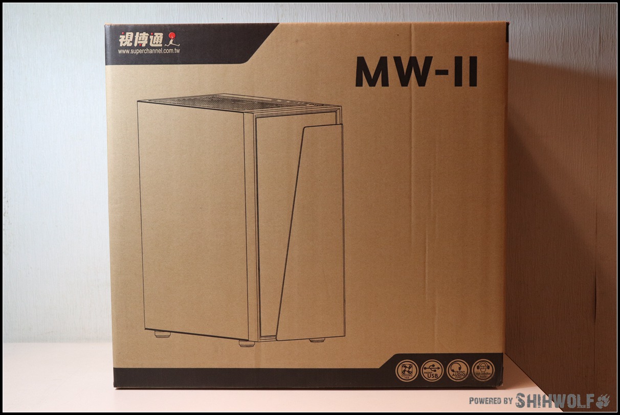 [開箱] 視博通 MW-II – 白色、透側、直立顯卡